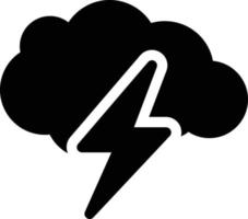 ilustración de vector de tormenta de nubes en un fondo. símbolos de calidad premium. iconos vectoriales para concepto y diseño gráfico.