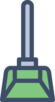 dust pan vector illustration on a background.Premium quality symbols.vector icons for concept and graphic design.