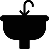 Ilustración de vector de lavabo sobre un fondo. Símbolos de calidad premium. Iconos vectoriales para concepto y diseño gráfico.