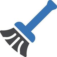 broom vector illustration on a background.Premium quality symbols.vector icons for concept and graphic design.