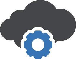 cloud setting vector illustration on a background.Premium quality symbols.vector icons for concept and graphic design.