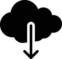 cloud download vector illustration on a background.Premium quality symbols.vector icons for concept and graphic design.