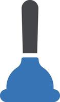 plunger vector illustration on a background.Premium quality symbols.vector icons for concept and graphic design.