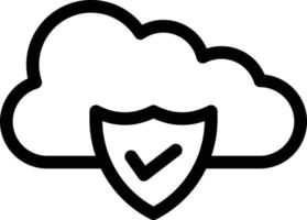 ilustración de vector de nube en un fondo. símbolos de calidad premium. iconos vectoriales para concepto y diseño gráfico.