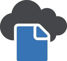 ilustración de vector de archivo de nube en un fondo. símbolos de calidad premium. iconos vectoriales para concepto y diseño gráfico.