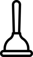plunger vector illustration on a background.Premium quality symbols.vector icons for concept and graphic design.