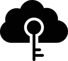 cloud key vector illustration on a background.Premium quality symbols.vector icons for concept and graphic design.