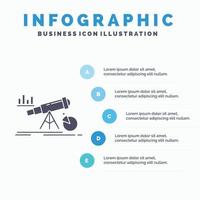 Analytics. finance. forecast. market. prediction Infographics Template for Website and Presentation. GLyph Gray icon with Blue infographic style vector illustration.