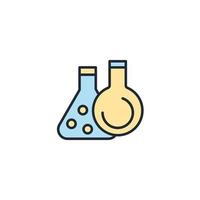 iconos de química símbolo elementos vectoriales para web infográfico vector