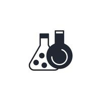 iconos de química símbolo elementos vectoriales para web infográfico vector