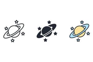 space icons  symbol vector elements for infographic web