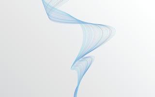 Vector abstract wave background. Blue waves background