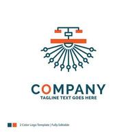 optimization. site. site. structure. Web Logo Design. Blue and Orange Brand Name Design. Place for Tagline. Business Logo template. vector