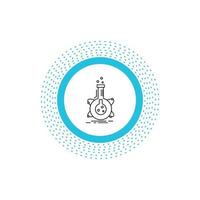 research. laboratory. flask. tube. development Line Icon. Vector isolated illustration