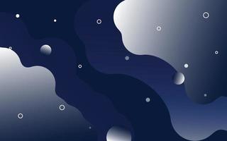Banner with flowing liquid shapes. Set of abstract gradient modern elements. Template for the design of a logo. vector