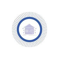 Automation. home. house. smart. network Glyph Icon. Vector isolated illustration