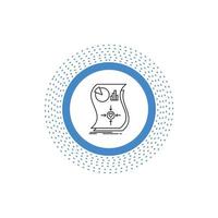 Estimation. love. relationship. response. responsive Line Icon. Vector isolated illustration