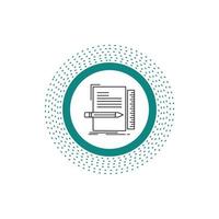 Code. coding. file. programming. script Line Icon. Vector isolated illustration