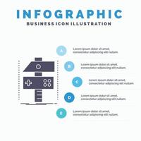 Build. craft. develop. developer. game Infographics Template for Website and Presentation. GLyph Gray icon with Blue infographic style vector illustration.