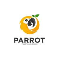 Parrot Logo Design Vector Template