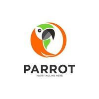 Parrot Logo Design Vector Template