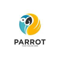 Parrot Logo Design Vector Template