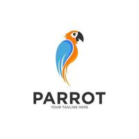 Parrot Logo Design Vector Template