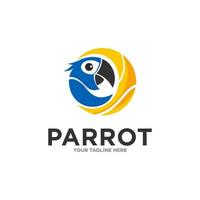 Parrot Logo Design Vector Template