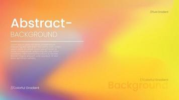 Abstract background with colorful blurred gradients vector