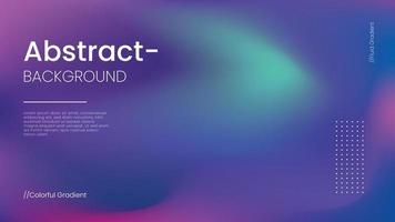 Abstract background with colorful blurred gradients vector