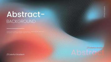 Abstract background with colorful blurred gradients vector