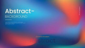 Abstract background with colorful blurred gradients vector