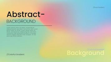 Abstract background with colorful blurred gradients vector