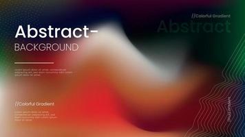 Abstract background with colorful blurred gradients vector