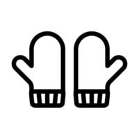 Mitten Icon Design vector