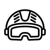 Helmet Icon Design vector