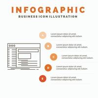 Admin. console. panel. root. software Infographics Template for Website and Presentation. Line Gray icon with Orange infographic style vector illustration