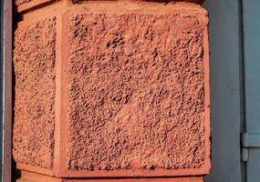 Close up retro color cement wall panoramic background texture for show or advertise or promote product and content on display and web design element concept photo