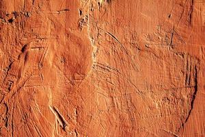 Close up retro color cement wall panoramic background texture for show or advertise or promote product and content on display and web design element concept photo