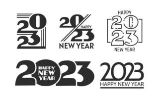 Happy New Year 2023 vector