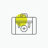 bag. camping. health. hiking. luggage Line Icon vector