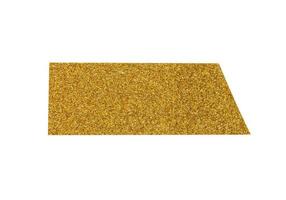 Gold glitter tape strip isolated on white background photo