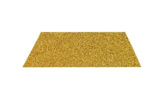 Gold glitter tape strip isolated on white background photo