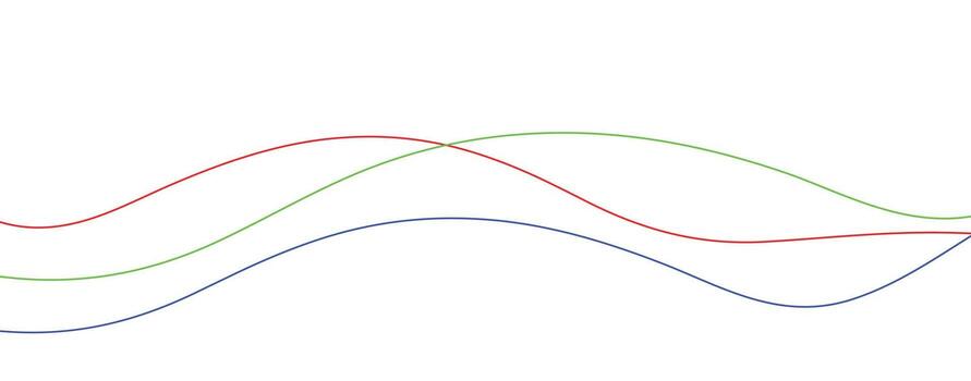 Curve wave seamless pattern. Line art striped graphic template vector