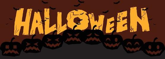 Scary Halloween isolated background vector