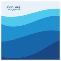 Abstract beach wave background design with blue vector combination, concept design for book cover, wallpaper, swimming pool, marine, lake