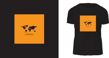 t-shirt design concept, Difficult roads often lead to beautiful destinations... vector