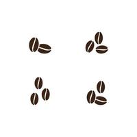 vector coffee beans template vector icon illustration