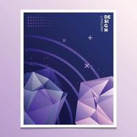 Flyer. Brochure Design Templates. Geometric Triangular Abstract Modern Backgrounds. Mobile Technologies. Applications and Online Services Infographic Concept vector