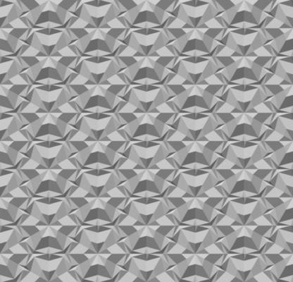Seamless geometric 3D texture with extrusion effect. Gray polygonal pattern with concrete surface effect. Vector illustration for background wallpaper interior textile wrapping paper and print design.